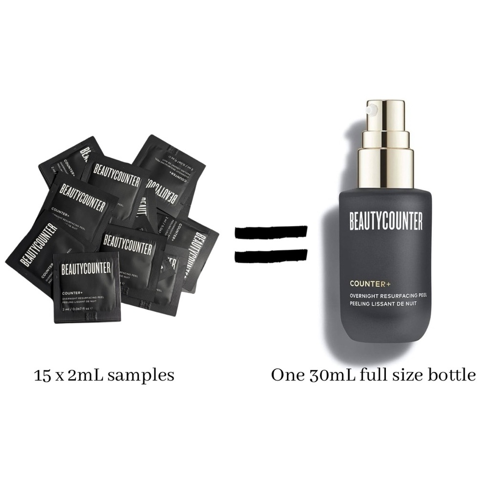 Beautycounter Counter+ Overnight Resurfacing Peel Samples